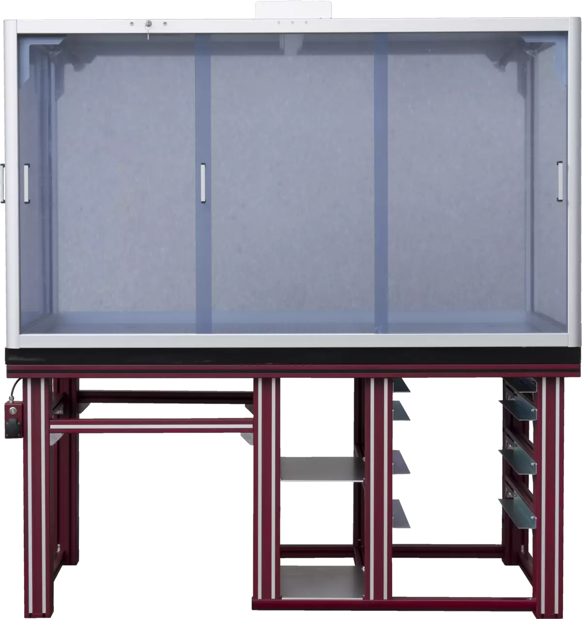 marble: experimental table and radiation enclosure 