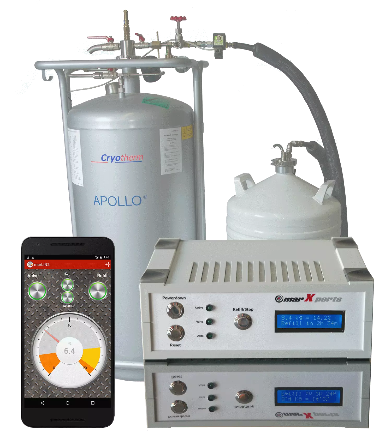 marlin2: automatic liquid nitrogen refill system