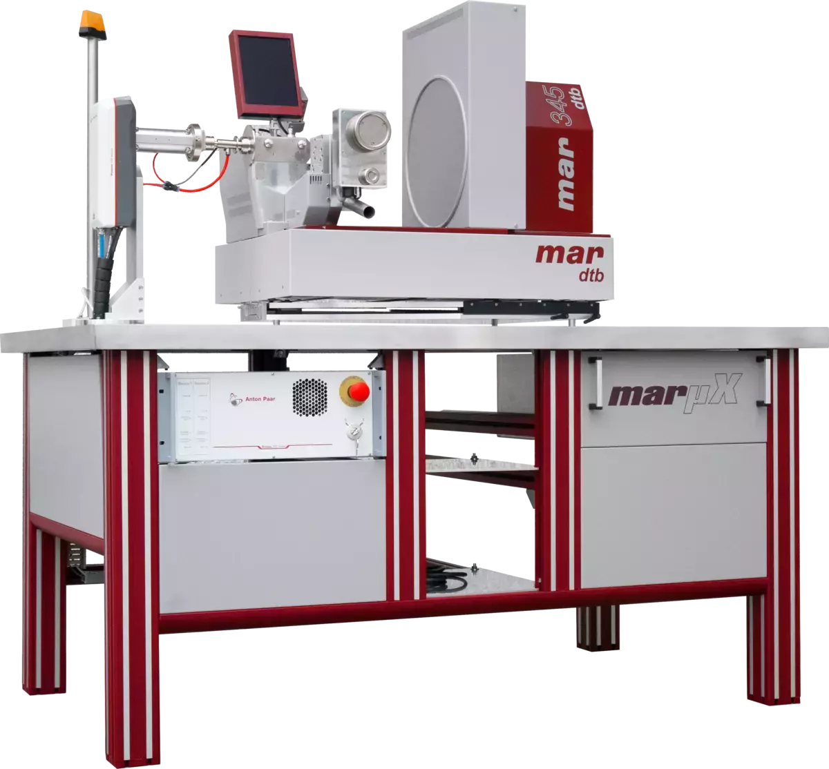 marmux data collection system: Primux X-ray source and mar345 X-ray detector on mardtb goniometer